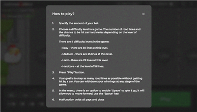 Chicken Road 2 Spielregeln